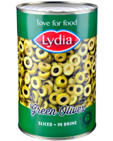 Olijven groen gesneden