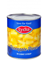 Ananasstukken in syroop